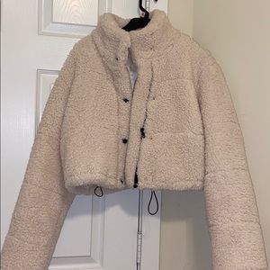 Cropped Sherpa Jacket